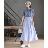 ストライプサイドリボンバルーンロングスカート | rps | 詳細画像11 