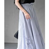 ストライプサイドリボンバルーンロングスカート | rps | 詳細画像24 