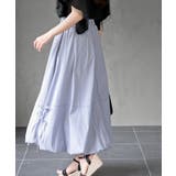 ストライプサイドリボンバルーンロングスカート | rps | 詳細画像25 