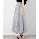 ストライプサイドリボンバルーンロングスカート | rps | 詳細画像28 