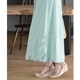 ストライプサイドリボンバルーンロングスカート | rps | 詳細画像9 