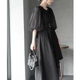 シフォンプリーツ切替Sスウェードジャンドレ | rps | 詳細画像11