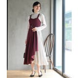 シフォンプリーツ切替Sスウェードジャンドレ | rps | 詳細画像18