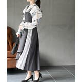 シフォンプリーツ切替Sスウェードジャンドレ | rps | 詳細画像5