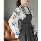 シフォンプリーツ切替Sスウェードジャンドレ | rps | 詳細画像7