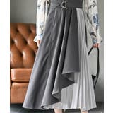 シフォンプリーツ切替Sスウェードジャンドレ | rps | 詳細画像9