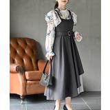 CHACグレー | シフォンプリーツ切替Sスウェードジャンドレ | rps