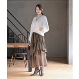 チュールフリル切替アシメトリースカート | rps | 詳細画像18 