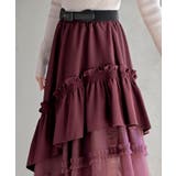 チュールフリル切替アシメトリースカート | rps | 詳細画像31 