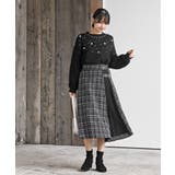 ツィードチェック×プリーツ切替スカート | rps | 詳細画像21 