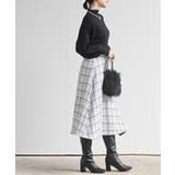 ツィードチェック×プリーツ切替スカート | rps | 詳細画像5 