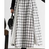 シフォンプリーツ切替ツィードジャンドレ | rps | 詳細画像10