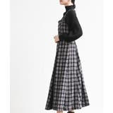 シフォンプリーツ切替ツィードジャンドレ | rps | 詳細画像14