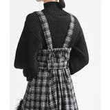 シフォンプリーツ切替ツィードジャンドレ | rps | 詳細画像19