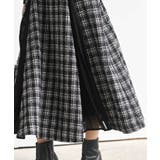 シフォンプリーツ切替ツィードジャンドレ | rps | 詳細画像21