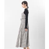 シフォンプリーツ切替ツィードジャンドレ | rps | 詳細画像22