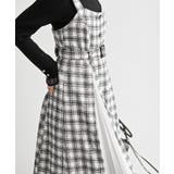 シフォンプリーツ切替ツィードジャンドレ | rps | 詳細画像9