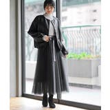 ウエストリボンチュール配色ロングスカート | rps | 詳細画像13 