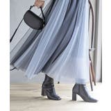 ウエストリボンチュール配色ロングスカート | rps | 詳細画像35 