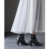 ウエストリボンチュール配色ロングスカート | rps | 詳細画像8 