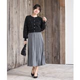 縦柄ニットフレアースカート | rps | 詳細画像2