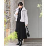 ニット綾柄プリーツスカート | rps | 詳細画像10 