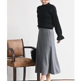 ニット綾柄プリーツスカート | rps | 詳細画像5 