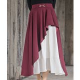 ビット付きラッフルアシメトリー切替スカート | rps | 詳細画像23 