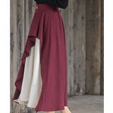 ビット付きラッフルアシメトリー切替スカート | rps | 詳細画像24 