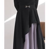 ビット付きラッフルアシメトリー切替スカート | rps | 詳細画像6 