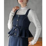 シフォンプリーツ切替セットアップ風ジャンスカ | rps | 詳細画像13 