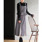 グレー | シフォンプリーツ切替セットアップ風ジャンスカ | rps