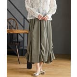 カーキ | ポリビンテージタックスカート | rps