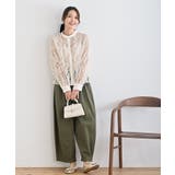 バンドカラー刺繍シアーブラウス | rps | 詳細画像2 