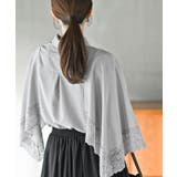 ふちどりレースケープブラウス | rps | 詳細画像15 