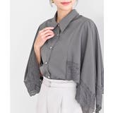 ふちどりレースケープブラウス | rps | 詳細画像19 