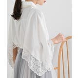 ふちどりレースケープブラウス | rps | 詳細画像8 