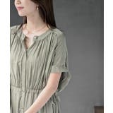 ウ゛ィンテージサテンバンドカラーワンピース | rps | 詳細画像14 