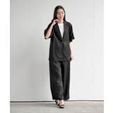 半袖テーラージャケット＋ワイドパンツセットアップ | rps | 詳細画像11 