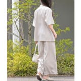 半袖テーラージャケット＋ワイドパンツセットアップ | rps | 詳細画像14 