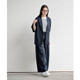 半袖テーラージャケット＋ワイドパンツセットアップ | rps | 詳細画像20 