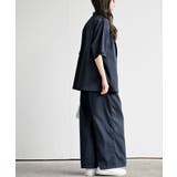 半袖テーラージャケット＋ワイドパンツセットアップ | rps | 詳細画像23 