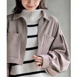 スエードポンチショートブルゾン | rps | 詳細画像14