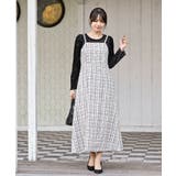 インナーＳＥＴツイードフレアーキャミワンピース | rps | 詳細画像12 