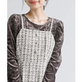 インナーＳＥＴツイードフレアーキャミワンピース | rps | 詳細画像6 