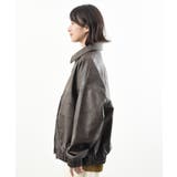 合皮ビッグブルゾン | rps | 詳細画像37 