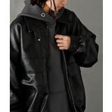 合皮ビッグブルゾン | rps | 詳細画像7 