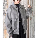 グレー | 合皮ビッグブルゾン | rps