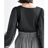 チュールパールスリーブカットプルオーバー | rps | 詳細画像16 