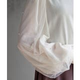 チュールパールスリーブカットプルオーバー | rps | 詳細画像6 